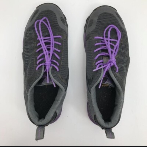 5.11 Tectical Racon Trainer Women's Gray and Purple Athletic Shoes - Picture 5 of 8